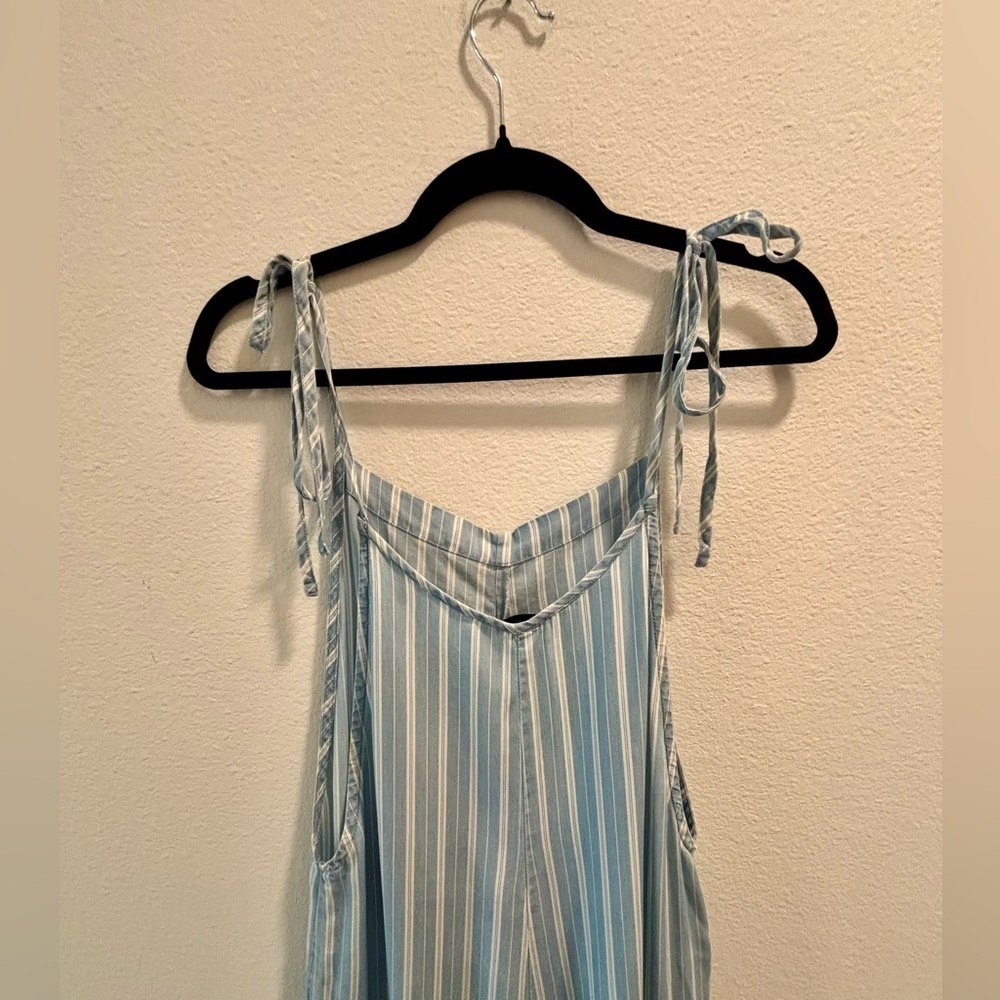 bobiBLACK Los Angeles stripped blue jumpsuit, size S - Picture 6 of 8
